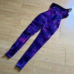 Purple Tie-Dye Jumpsuit